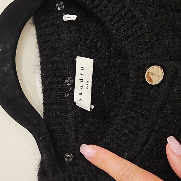 Sandro puff sleeves cardigan - Picture 9 of 12